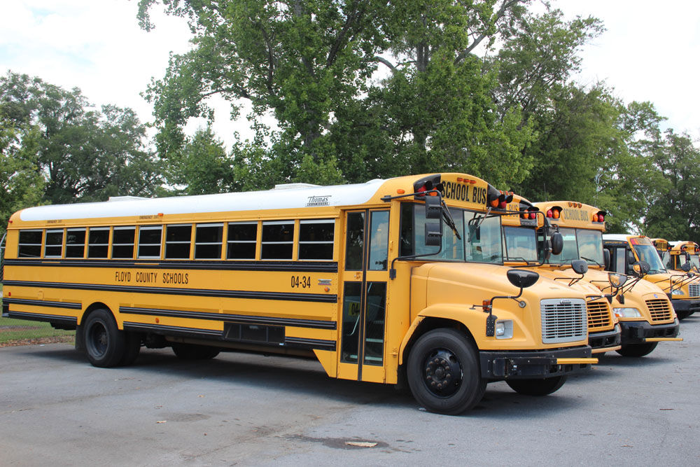 Keep an eye out for buses today as Floyd County Schools students return