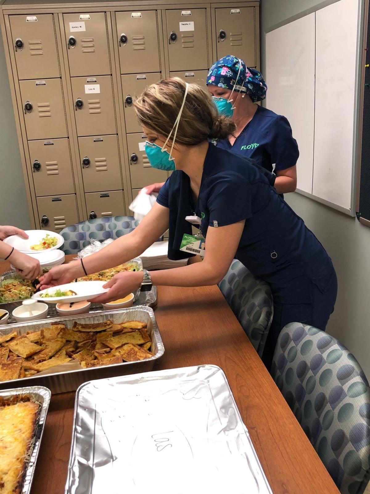 Georgia Power leadership donates meals to Floyd Medical Center staff
