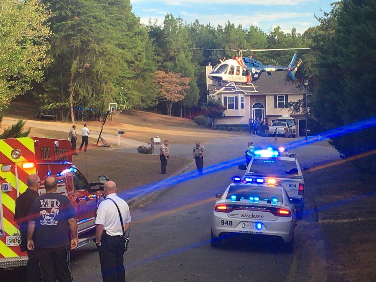 Individual life-flighted from Adairsville subdivision