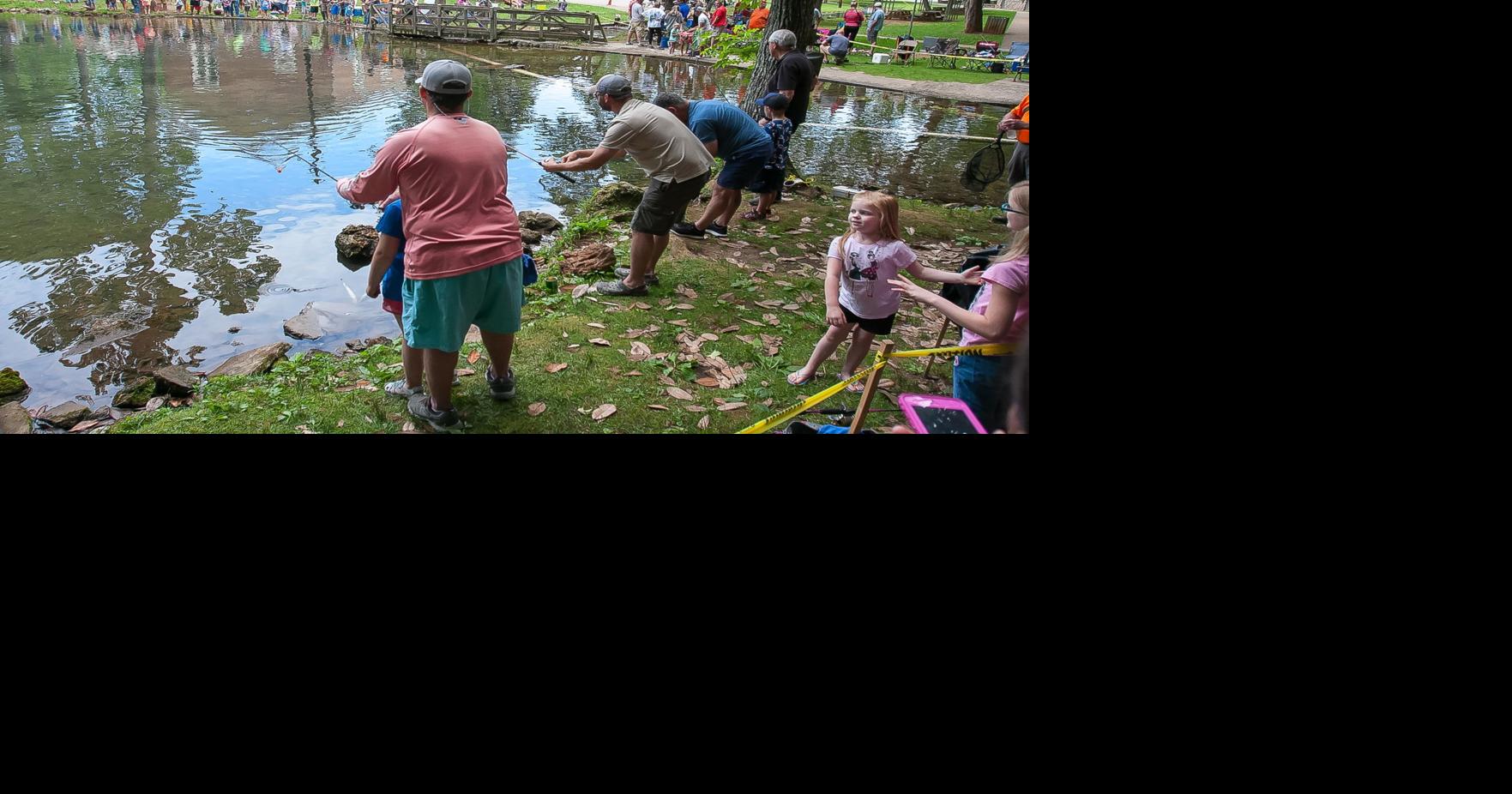 Fishing day brings out a cast of kids to Cave Spring | Local News ...