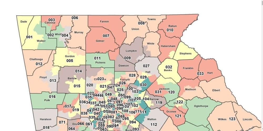 Ga House Gop Submits New Voting District Map Sparks Fly At Hearing Local News 4593