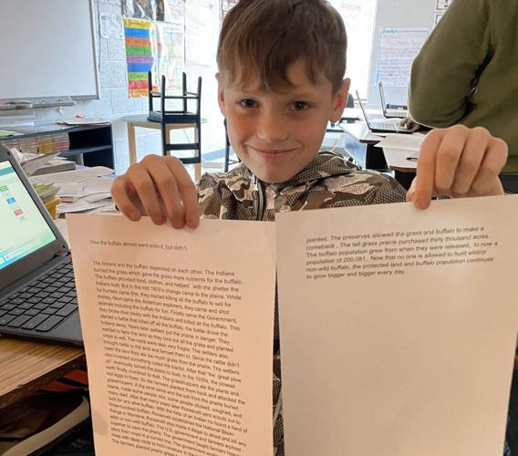 Aspiring writers show their stuff at Cave Spring Elementary Education