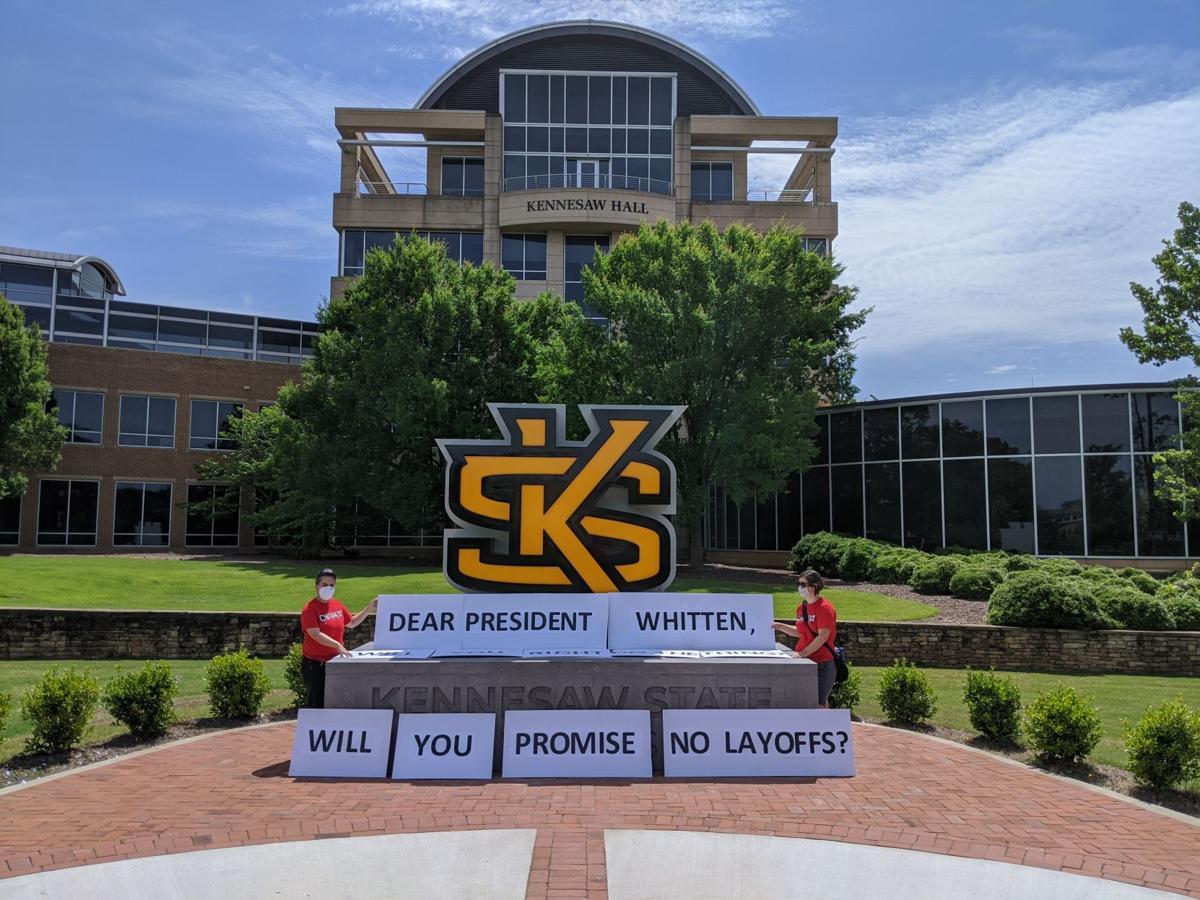 Group Upset With Ksu President Over Layoffs Region Northwestgeorgianews Com