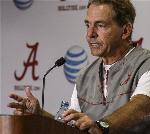 Alabama Football 2014 Fall Preseason Practice 20