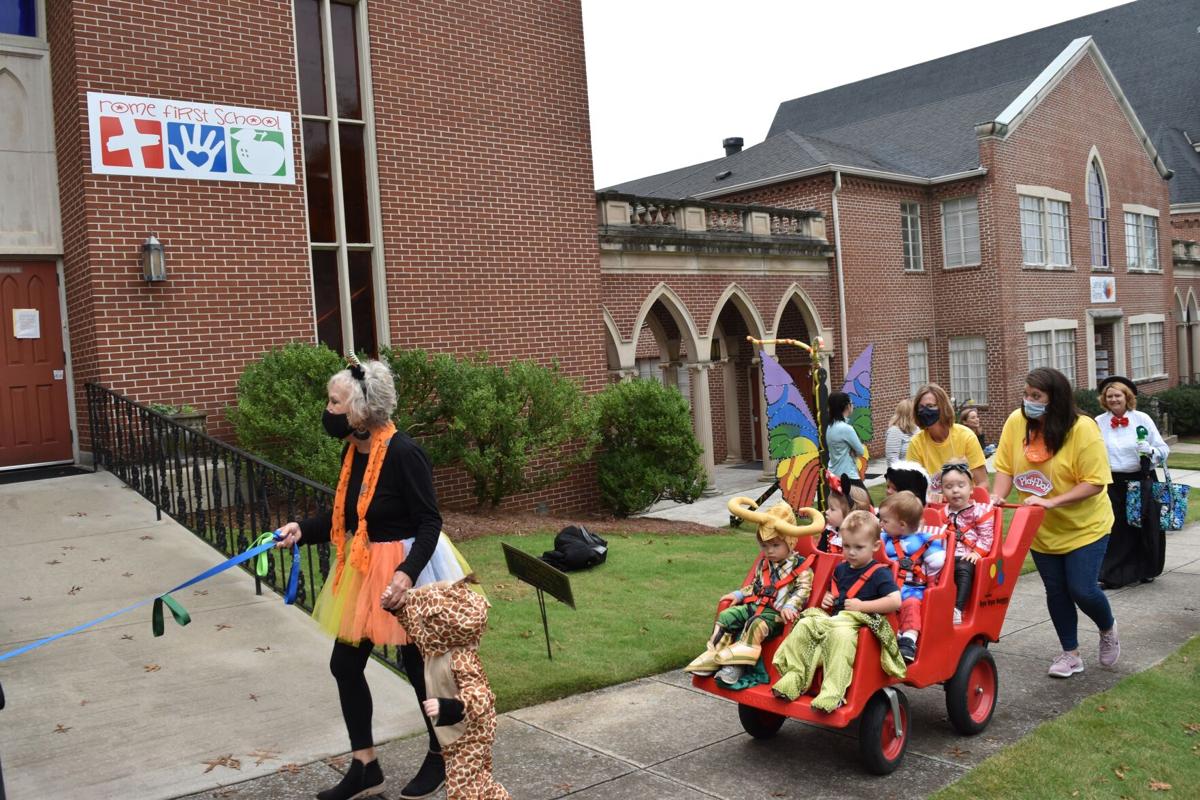 Rome First School costume parade