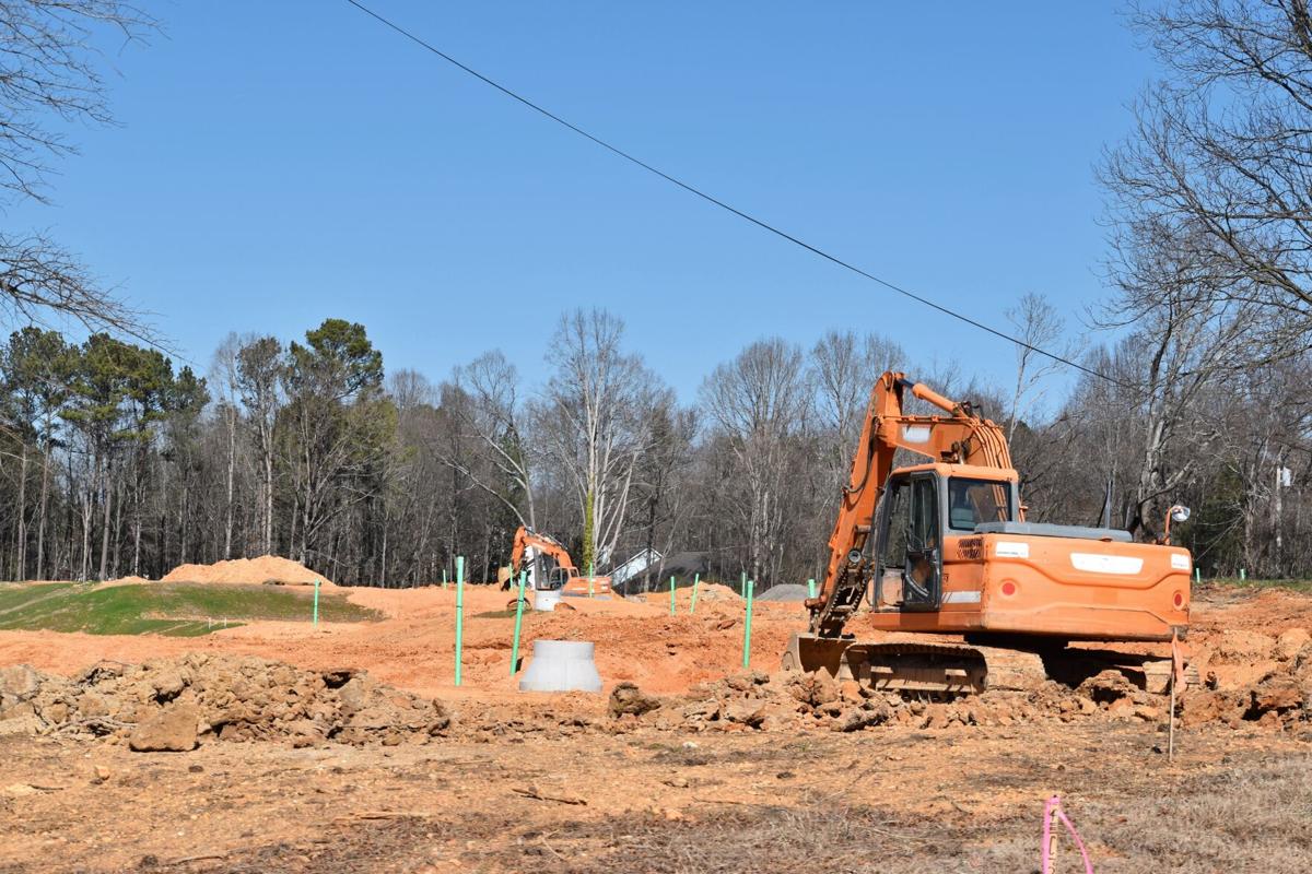 Land development underway for Waterside subdivision
