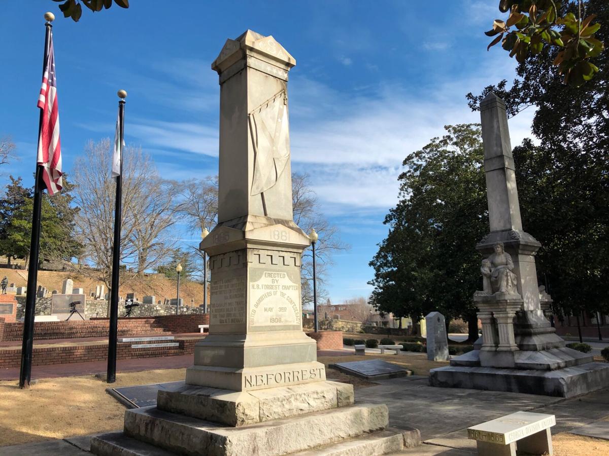 Statue of Confederate Gen. Nathan Forrest removed from Myrtle Hill