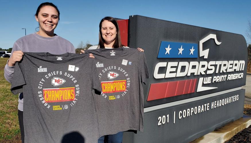 Cedartown company produces Super Bowl champion shirts