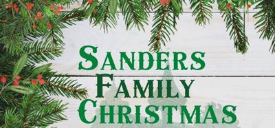 sanders family christmas logo