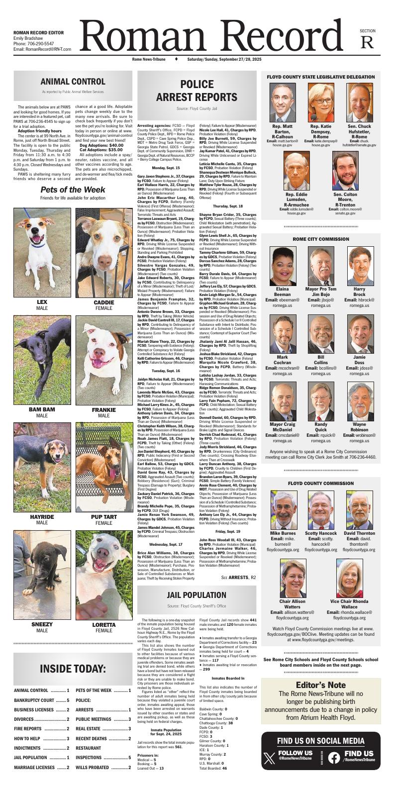 Page R1 | e-Edition - Rome News Tribune | northwestgeorgianews.com