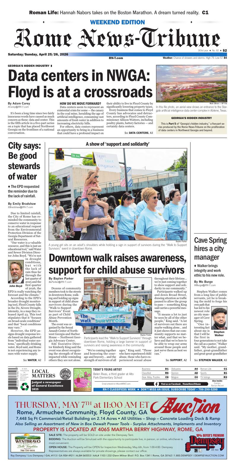 Page A1 | e-Edition - Rome News Tribune | northwestgeorgianews.com