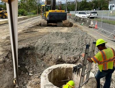 Acueductos culmina proyecto de reemplazo de tubería sanitaria en Caguas - Foto suministrada - julio 26 2022