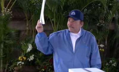 Daniel Ortega - presidente de Nicaragua - Captura de pantalla YouTube - noviembre 16 2021