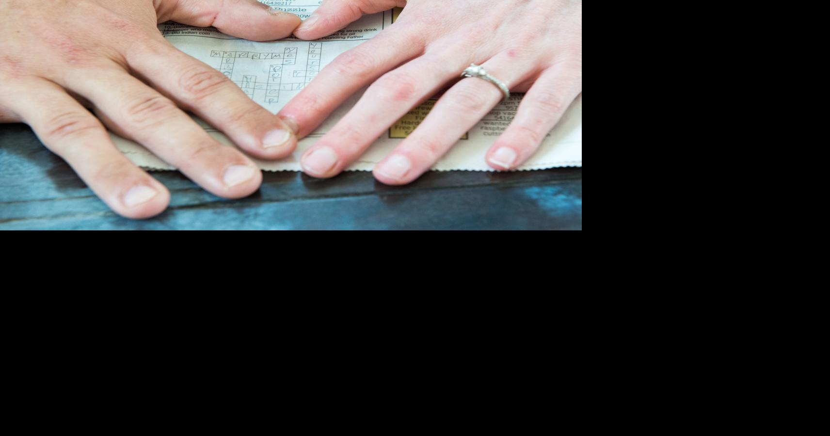 Fiancee discovers proposal in crossword puzzle | Roseburg ...