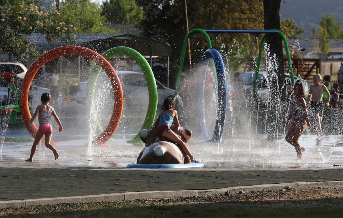 Sutherlin Central Park playground and splashpad open to the public