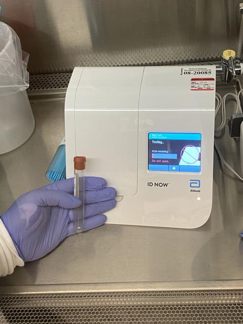 New Covid 19 Testing Machine At Mercy Allows More Tests Quicker Results Coronavirus Nrtoday Com