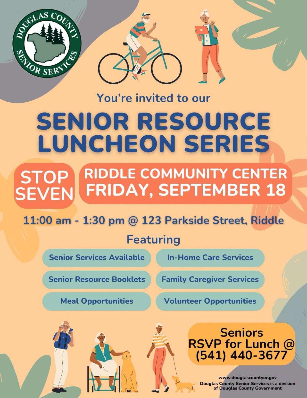 Kyle Riddle Facebook Douglas County Senior Resource Luncheon in Riddle | News | nrtoday.com