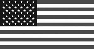 Veteran Flag — Obituary B&W