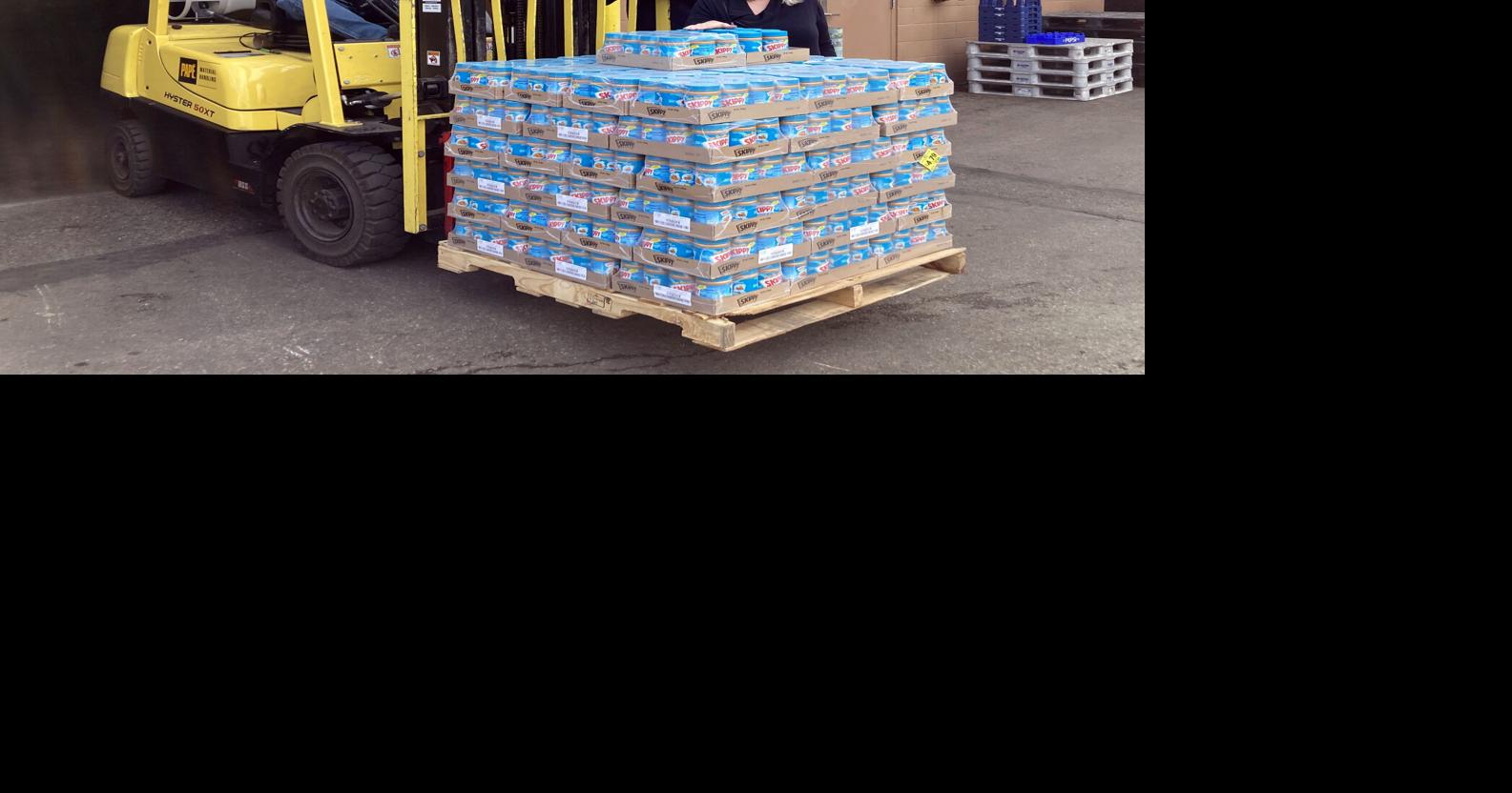 Winston schools receive more than 1,400 pounds of peanut butter