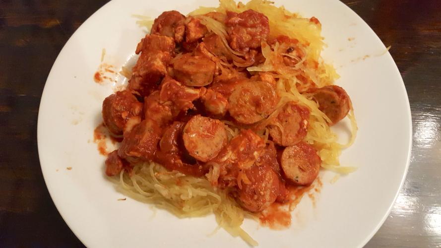 Spaghetti Squash Jambalaya Life