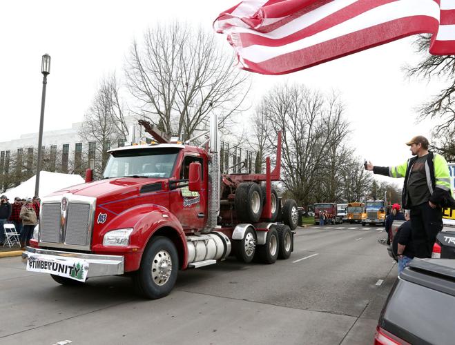 Timber Unity Rally Timber Unity rallies against cap and trade bill in Salem | State ...