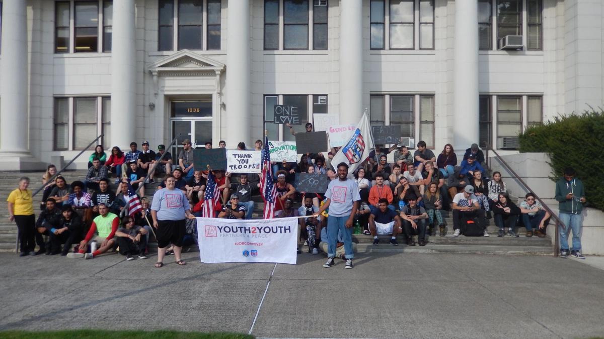 Wolf Creek Job Corps walks for peace Education