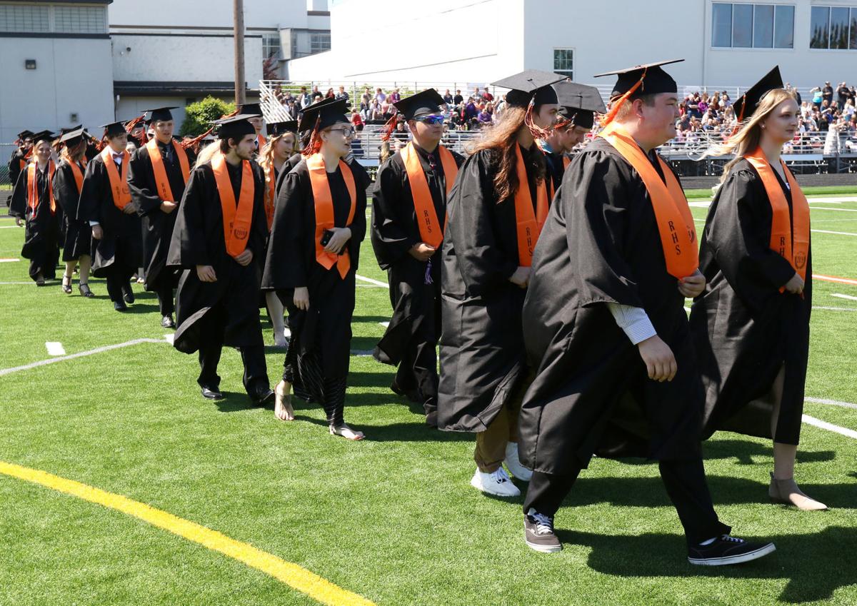 Tears and cheers finish out the year at Roseburg High School graduation