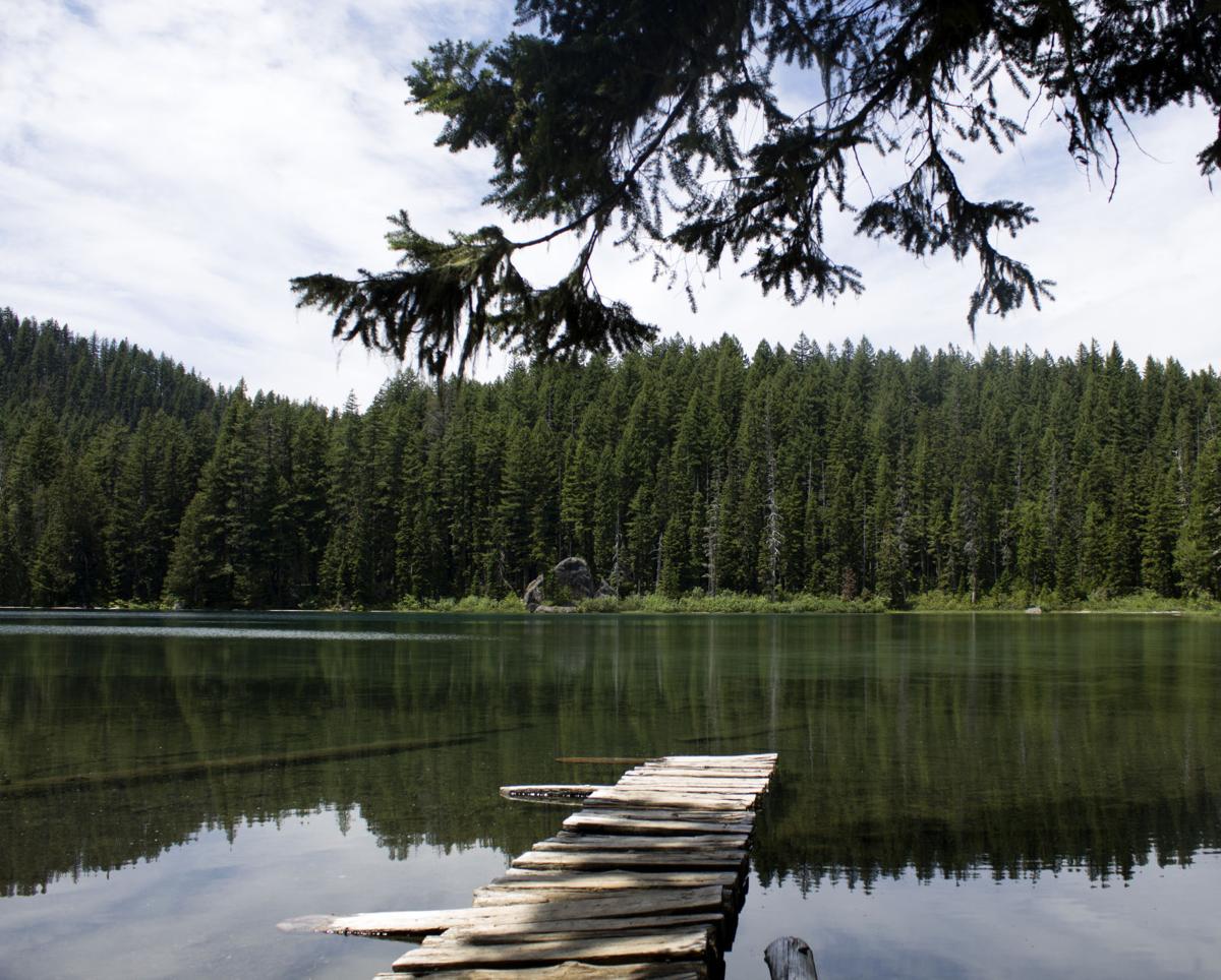 Explore Oregon Twin Lakes provides a nice place to cool down on a hot day Hiking