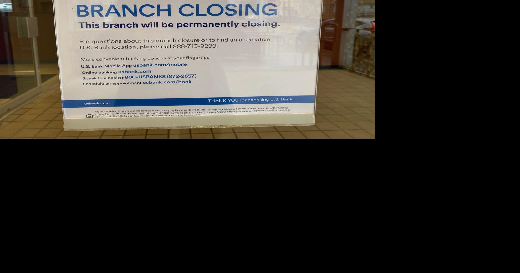 Migration to digital banking forces closure of downtown U.S. Bank ...