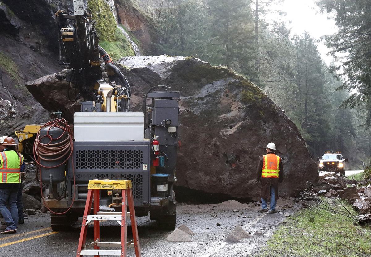 Highway 138 reopens after massive rock slide Thursday morning News