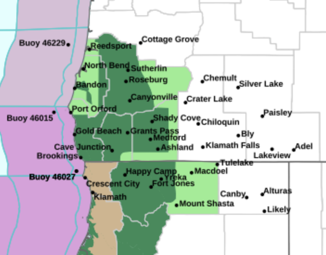 Heavy rains predicted through Wednesday, flood watch issued for parts ...
