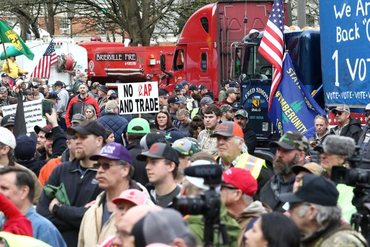 Timber Unity Rally Timber Unity rallies against cap and trade bill in Salem | State ...