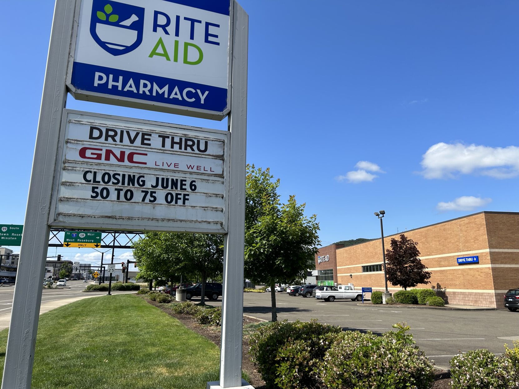 Downtown Roseburg Rite Aid closing Business nrtoday