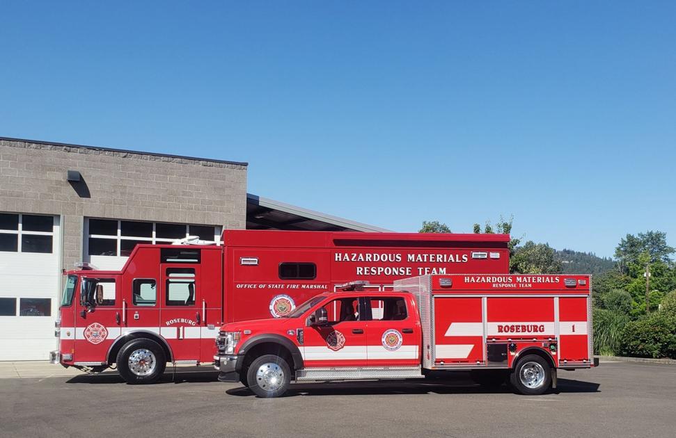 Roseburg Fire Department receives two new hazmat vehicles Roseburg