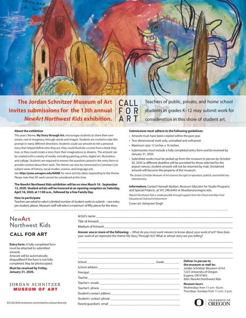 Jordan Schnitzer Museum Of Art Asks For Submission For Newart Northwest Kids Exhibition Briefs Nrtoday Com