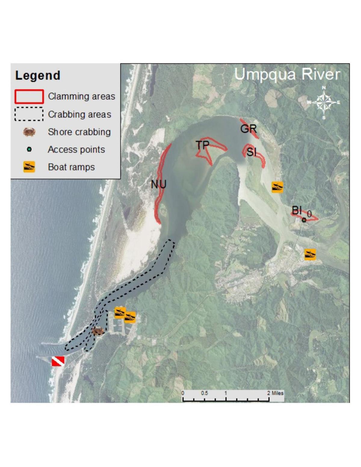 North Umpqua River Fishing Map Umpqua River Map | | Nrtoday.com