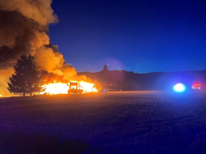 Airplane hangar filled with cars burns down, Local News