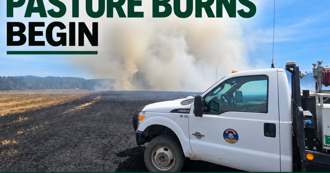 DFPA with prescribed pasture burns Thursday