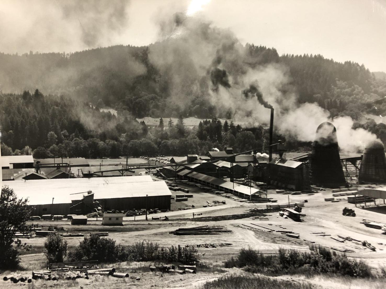 Original Roseburg Lumber Company mill in east Roseburg