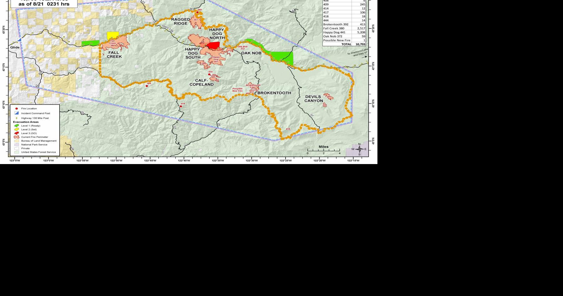 Firefighters continue struggle to contain Umpqua North Fire Complex ...