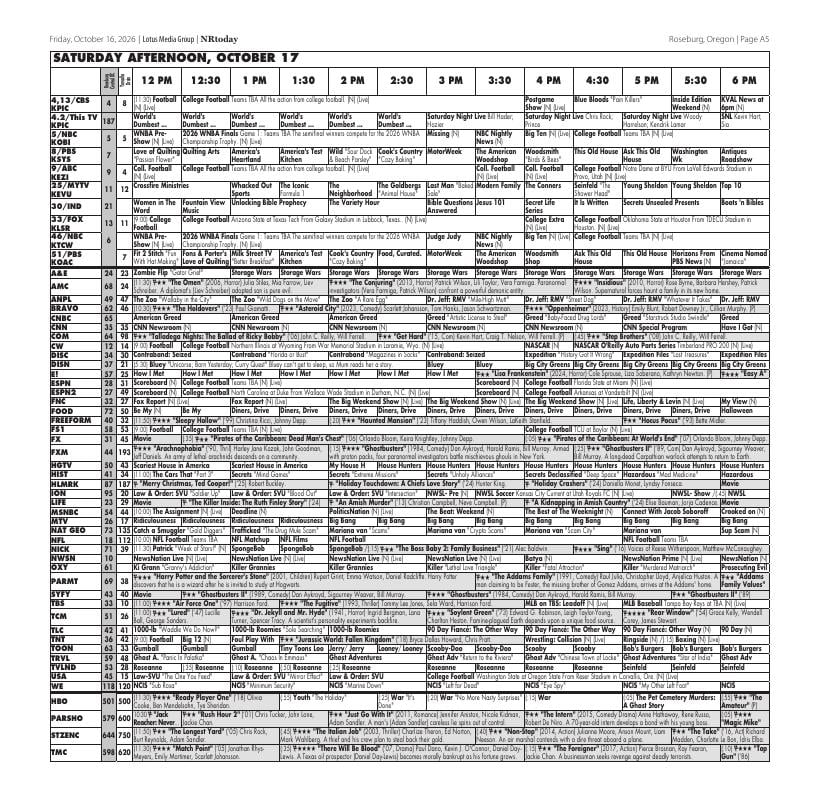 Page A005 | TV Guide | nrtoday.com
