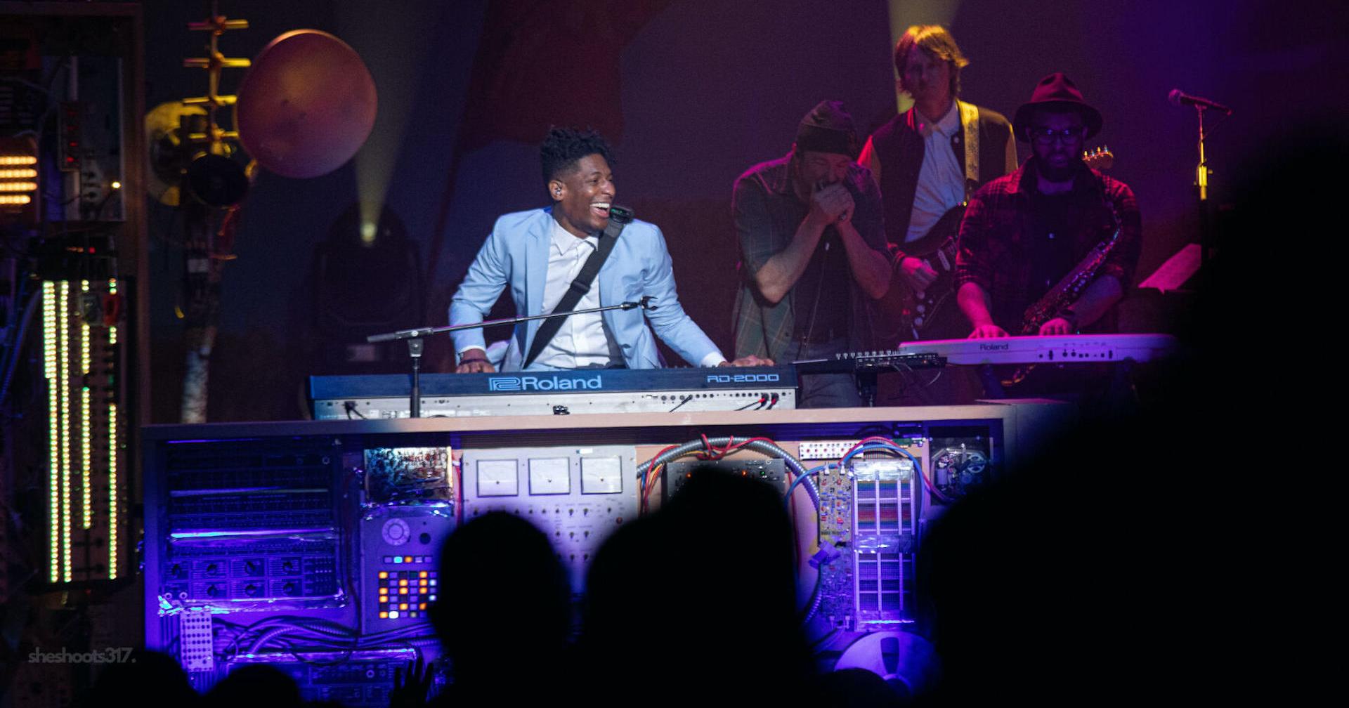 Review: Jon Batiste illuminates the Murat Theatre - Vimarsana News