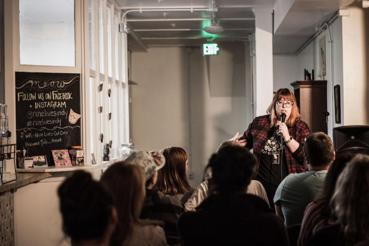 Slideshow Rocketship Comedy S Yuck Fest 19 Nine Lives Cat Cafe