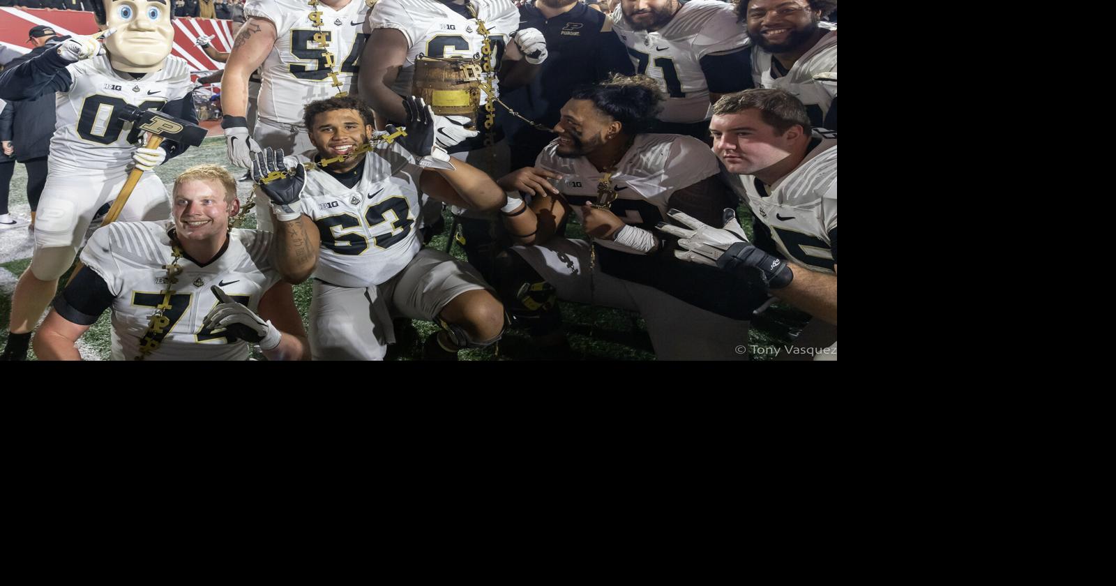 Purdue wins the Old Oaken Bucket game and the Big Ten West title