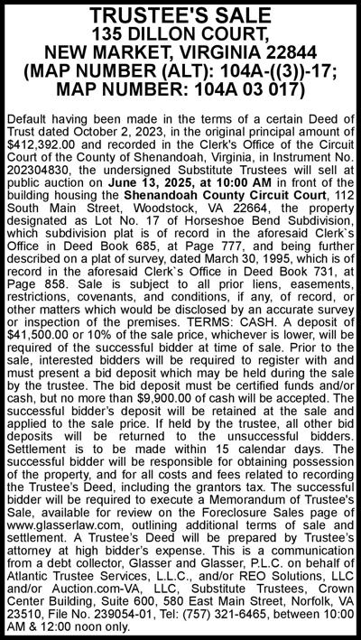 135 Dillon Court 239054 01 5 16 23 Notices nvdaily com