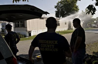 Trailer fire