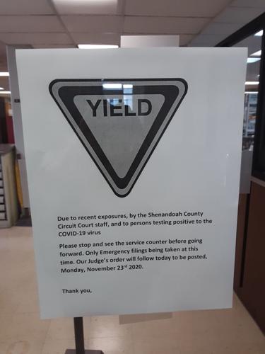 Shenandoah County Circuit Court operating with restricted access after Shenandoah County Circuit Court operating with restricted access after
