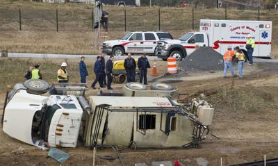 Overturned Truck