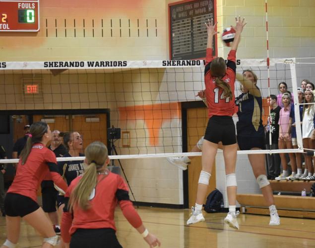 Sherandy James Wood volleyball passes tough test against Sherando | Nvdaily ...
