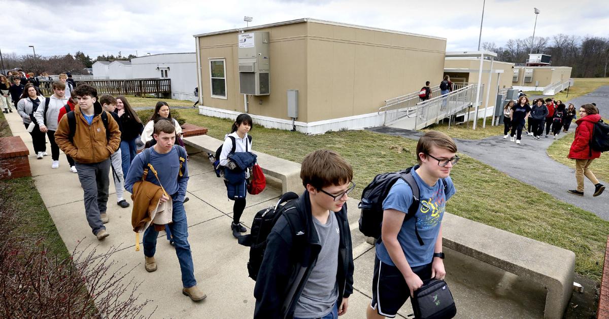 Sherandy At Sherando High School, modular classrooms are a campus fixture ...